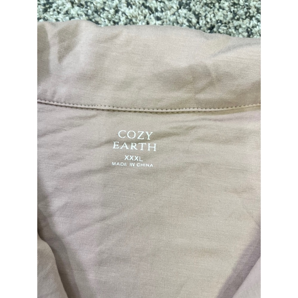 Cozy Earth Women Bamboo Pajama Short Set Blush Pink XXXL 3XL New - Picture 7 of 16